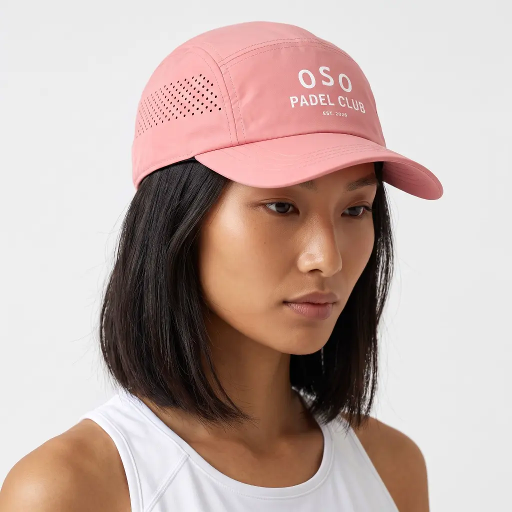 OSO Padel Club Court Sports Cap Viento Salmon Pink_MODELIA_DMH_1_20260812_582633 copy.webp